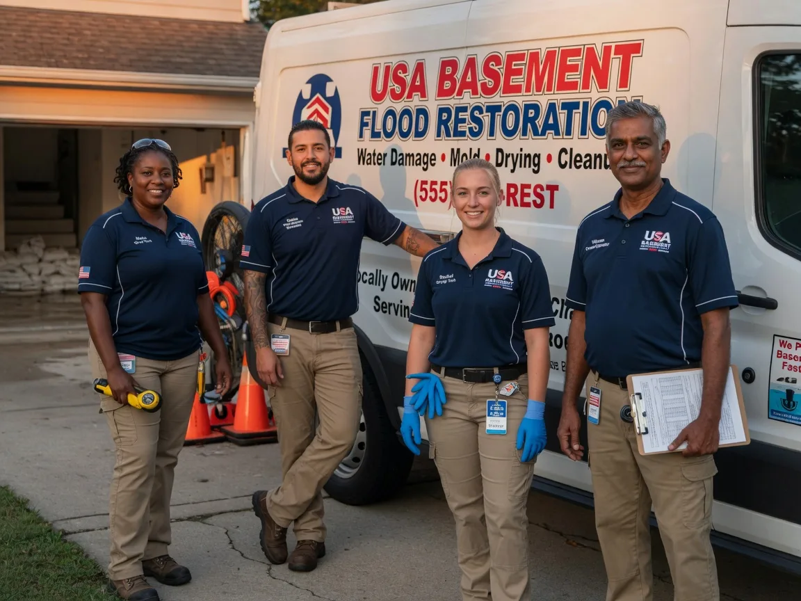 Basement Flood Cleanup company in Neffs, OH